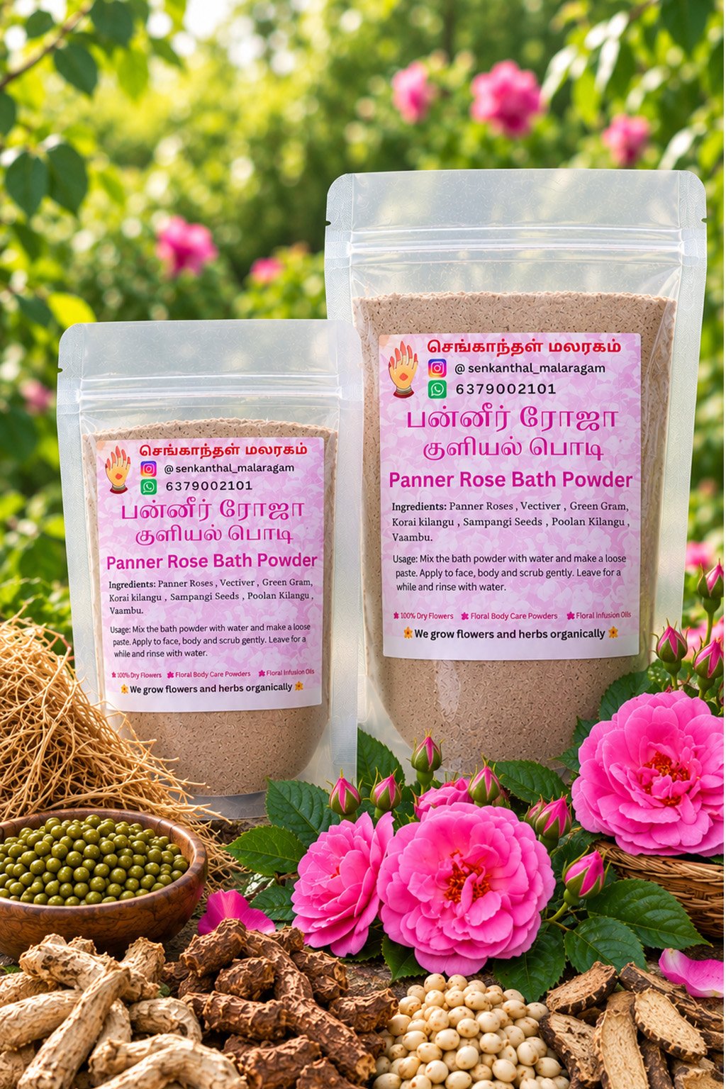 Rose Bath powder