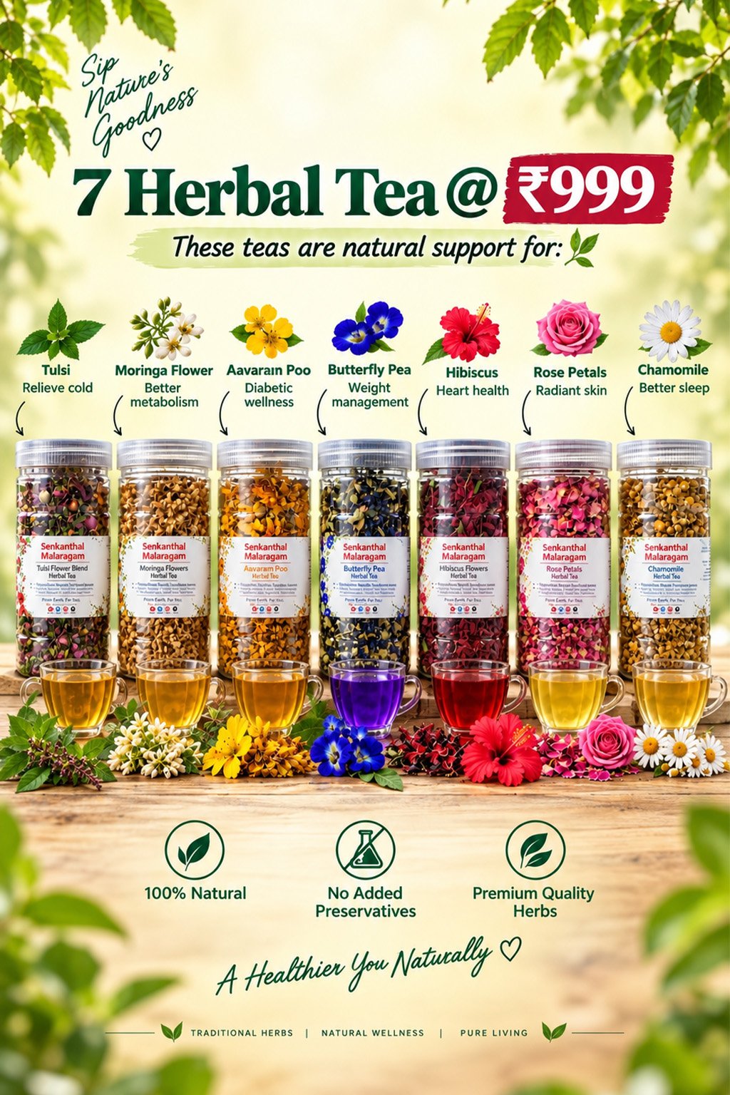 Flower Tea combo Max – 7